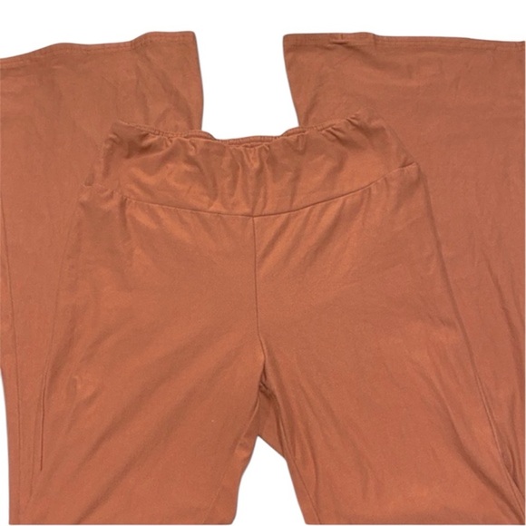 NOBO orange flare yoga pants size 7-9 juniors - Picture 1 of 4